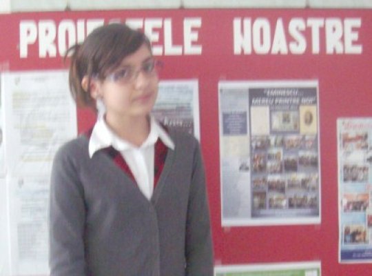 Lia Cristina Popescu, olimpica de la Şcoala 